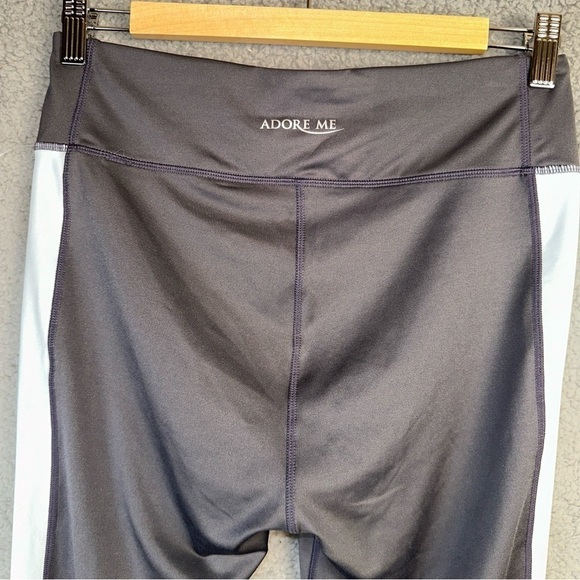 Adore Me Women's Pants Gray Large Aadya‎ Wide Waistband Yoga Pull-On Leggings - Picture 9 of 12
